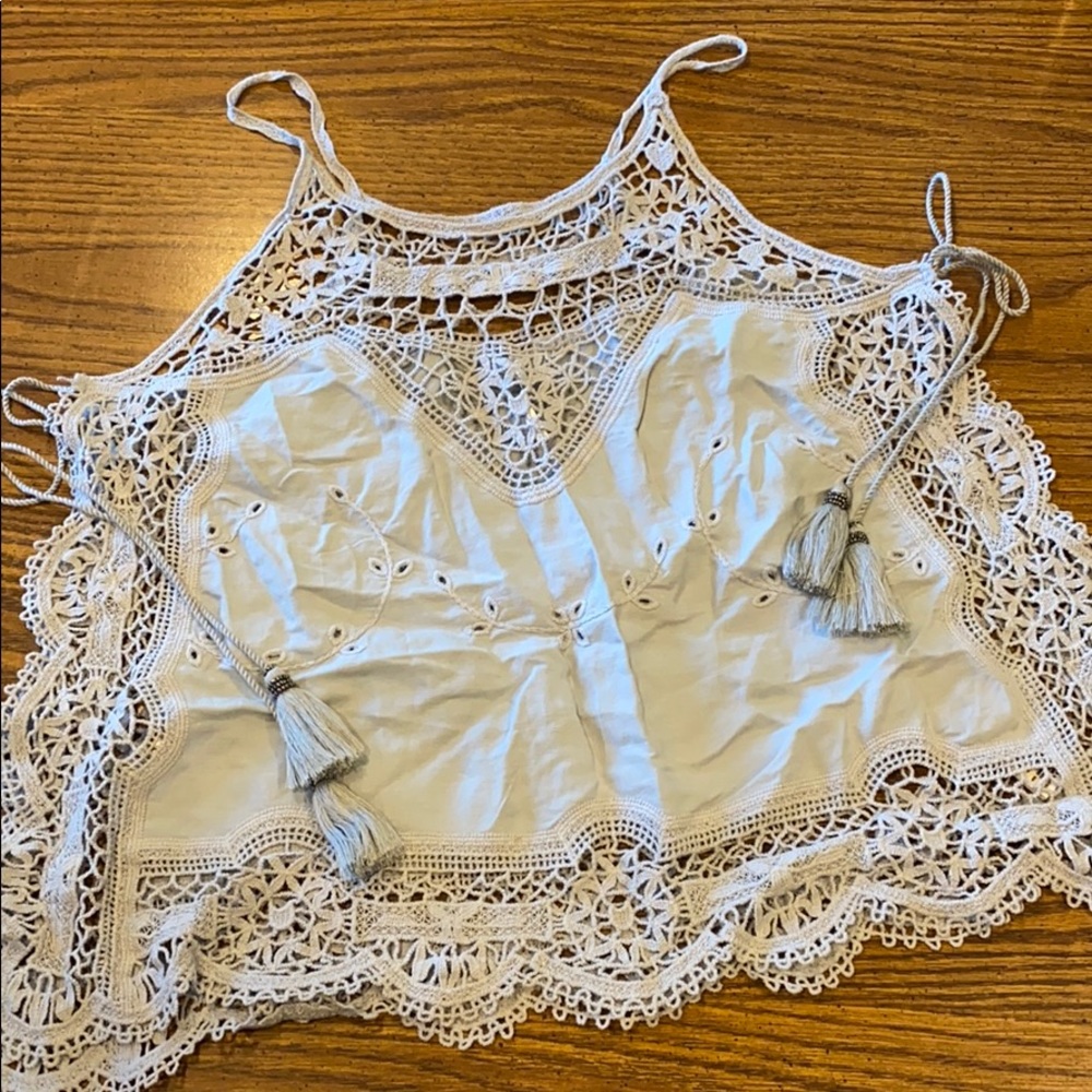 Free People Tank with adjustable side ties